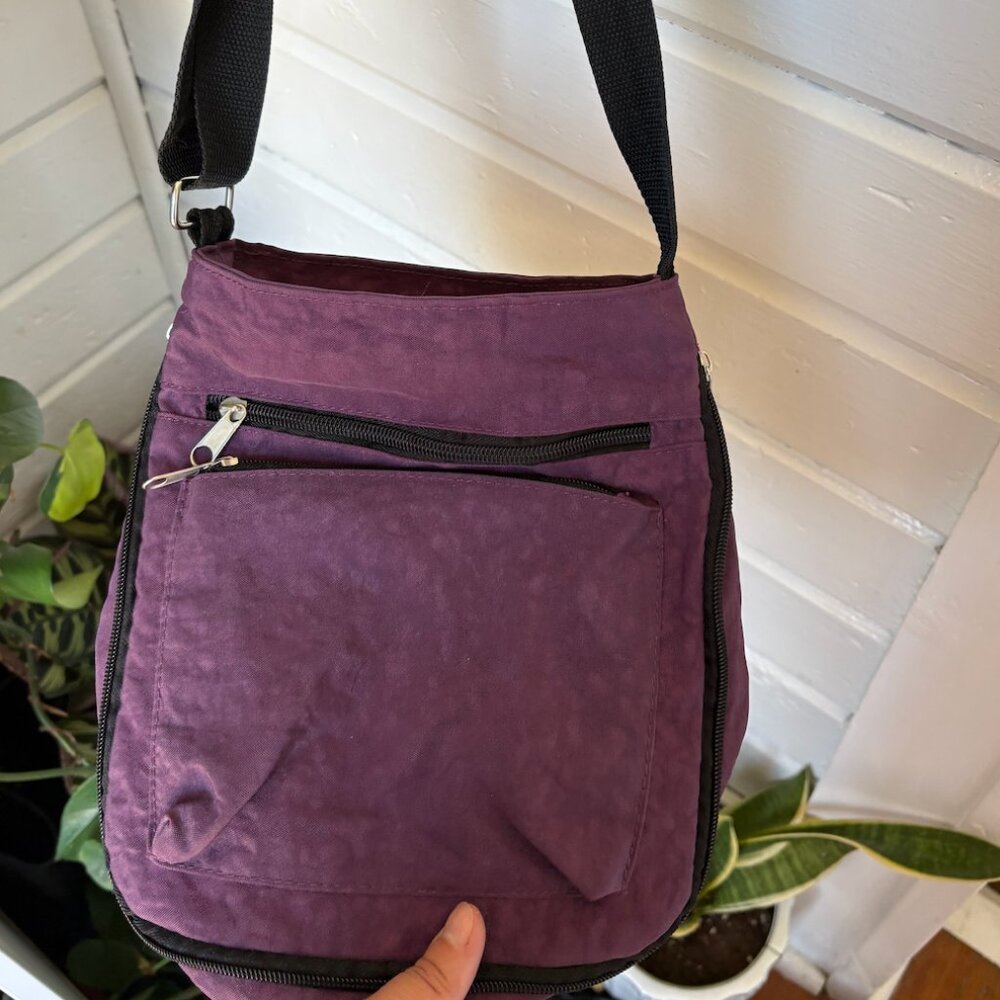 Vintage Purple Crossbody Bag